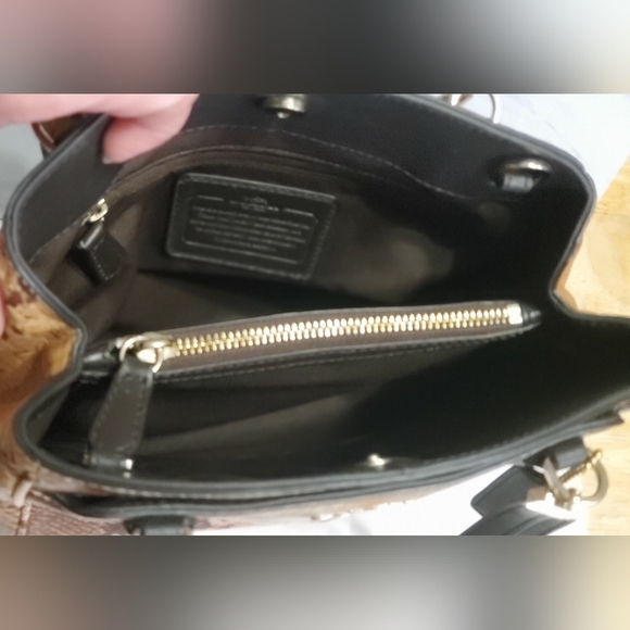 Coach Minetta Python Embossed Satchel Crossbody - Picture 11 of 16